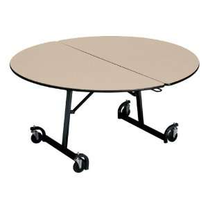  Uniframe Round Mobile Table with Black Frame and Perfect 