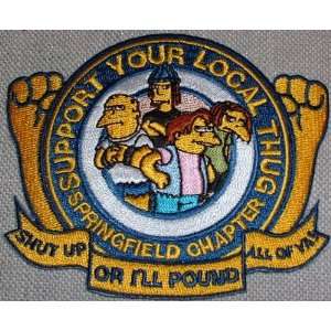  The Simpsons LOCAL THUG Embroidered PATCH 
