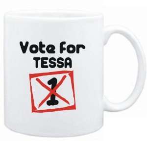    Mug White  Vote for Tessa  Female Names