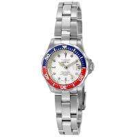 NEW INVICTA 8940 WOMEN’S PRO DIVER WHITE DIAL STAINLESS STEEL WATCH 