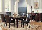 Danville Marble Top 7 Piece Dining Room Table Set