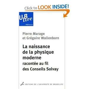   au fil des Conseils Solvay (9782800414492) Pierre Marage Books