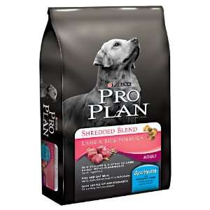 Purina Pro Plan Dry Adult Dog Food, Shredded Blend Lamb and Rice 