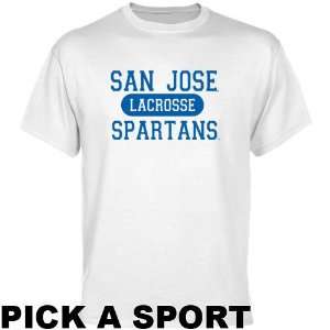   Jose State Spartans White Custom Sport T shirt  