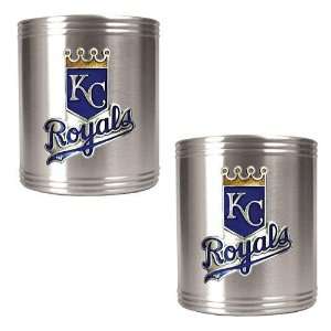 Kansas City Royals MLB 2pc Stainless Steel Can Holder Set  Primary 