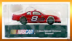 NASCAR Dale Earnhardt Jr. #8 CAR Glass Ornament *NEW*  