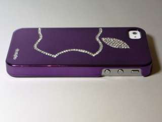   Apple Swarovski Diamond Crystal Hard Case Cover For iPhone 4 4G 4S