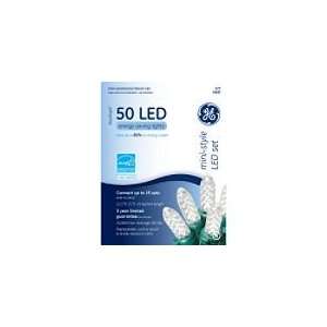  GE Staybright LED 50 7mmMini Light Set, Cool White