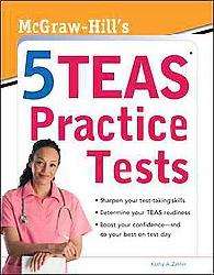 Mcgraw hills 5 Teas Practice Tests (Paperback)  