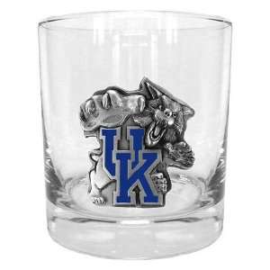  Kentucky Wildcats NCAA Double Rocks Glass Sports 