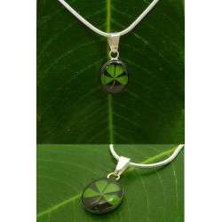   Sterling Silver Four leaf Clover Necklace (Mexico)  