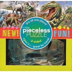  Dinosaur Pieceless Puzzle (2 sided)