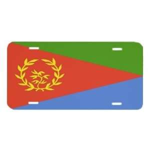Eritrea Eritrean Flag Vanity License Plate