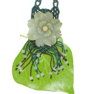 Large Eustoma Flower Blossom Produce This Enormous Necklace Pendant 