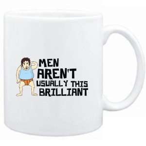 Mug White  Men arent usually this brilliant  Adjetives  