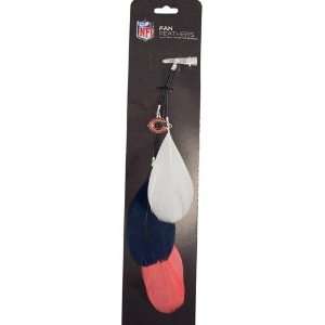  Chicago Bears Team Color Feather Hair Clip Sports 