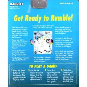    Radica Pinball Rider   Electronic Pinball Game Toys & Games