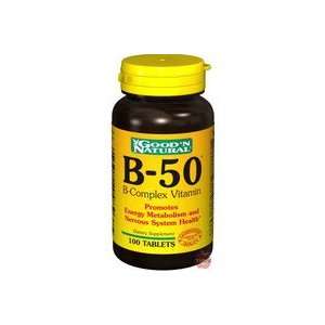  B 50   B Complex, 100 tabs,(Goodn Natural) Health 