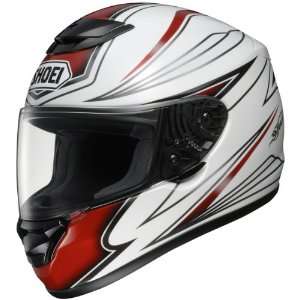  Shoei White/Black/Red Airfoil Qwest Helmet 0115 3101 06 
