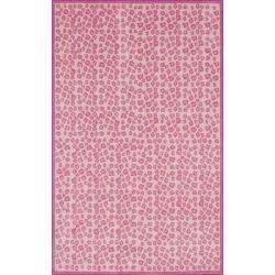 Alexa Playtime Collection Pink Panther Leopard Pink Rug (411 x 7 
