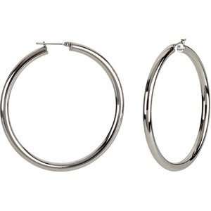  04.00 X 50.00 MM Hoop Earrings Jewelry