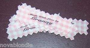 Personalized Sew In Garment Tags Labels Premade Batches  