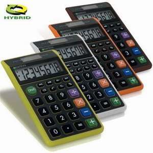   DH 62   Hybrid Wallet Calculator 4 color assorted