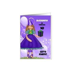 Personalized Birthday Party Invitation for Girl Age 