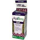 natrol acaiberry diet acai green tea super foods 60 fast capsules 
