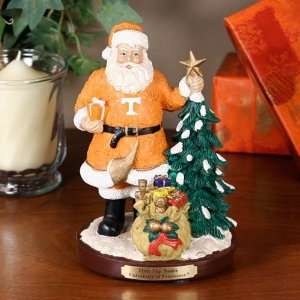  Tennessee Volunteers Tree Top Santa Figurine Sports 