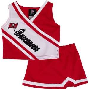  Tampa Bay Buccaneers Toddler 2 Piece Cheerleader Set 