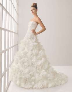 Gorgeous High quality Hand made Wedding Dress bridal Gown New Size 