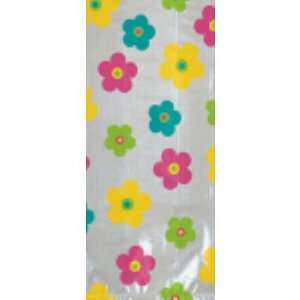  Floral Party Bags with Deluxe Flower Ties 16ct Toys 