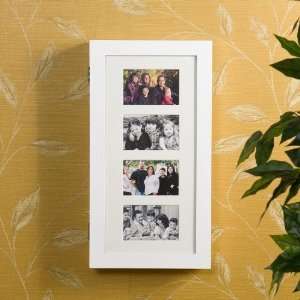  Photo Display Wall Mount White Jewelry Armoire by Southern 
