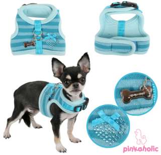 Bubbly Puppia Dog Harness Soft Free Charm   $3.99 Worldwide Ship 