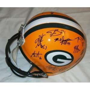  2011 12 Green Bay Packers Team Signed Full Size Helmet W 