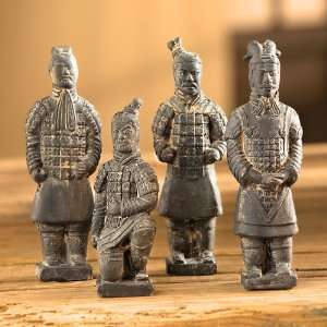  National Geographic Terra cotta Chinese Warriors   Set of 