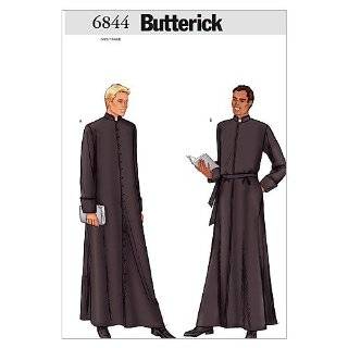 Butterick Patterns B6844 Mens Robe, Size 38 40 42