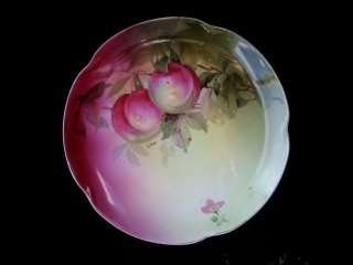 signed a.koch JC & Louise hand painted bavarian plate  