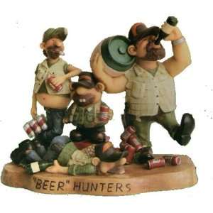  Beer Hunters Figurine Hunting Fishing
