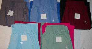 NW Lot of 2 Landau Medical Nursery Uniform Scrubs Pants Style 8320 