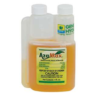 Azamax 4 oz ounce General Hydroponics Pest Control Pesticide Organic 