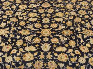8x11 Handmade Wool Carpet Antique Persian Isfahan Rug  
