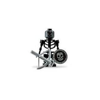 Skeleton (Loose) Lego Castle Mini Figure with Crossbow and Shield
