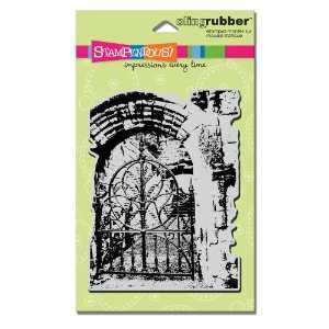   Cling Rubber Stamp, Castle Gate Image Arts, Crafts & Sewing
