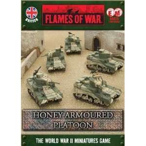  Flames of War Honey Stuart Platoon Toys & Games
