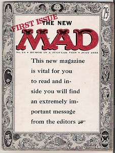 Mad #24 F 6.0 1st New Magazine Format 1955  