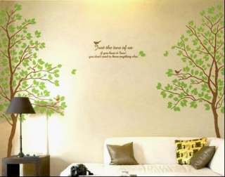 Tree Art Decor Mural Vinyl Wall Paper Sticker Decal 092  