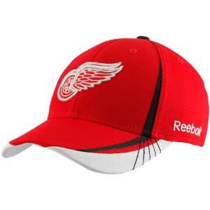  Reebok Detroit Red Wings Red Sudden Death Flex Hat (Large 