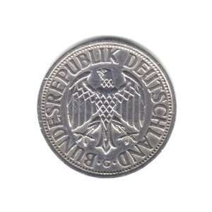  1950 G Germany 1 Mark Coin KM#110 